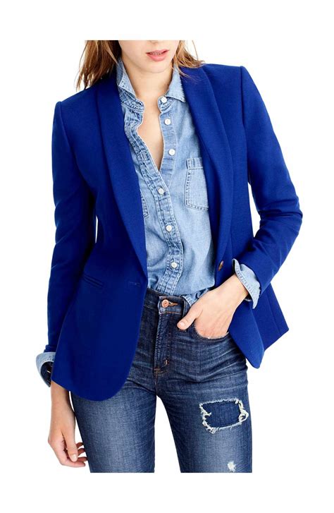 J Crew Parke Blazer Nordstrom Blazer Outfits For Women Blue Blazer