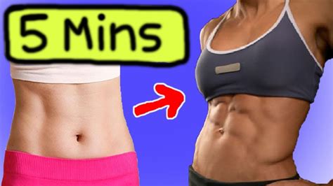 5 Minute Ab Workout Actually Works Youtube