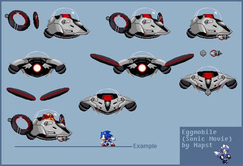 Eggmobile Sonic Movie Genesis Style V3 By Napst228 On Deviantart