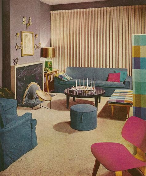 1960s Decorating Vintage Home Decor 1960s Rooms Lavender Living