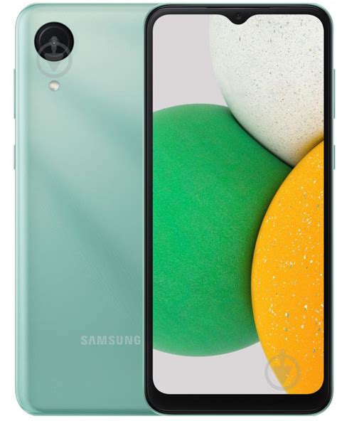 ᐉ Смартфон Samsung Galaxy A03 Core 232gb Light Green Sm A032flgdsek