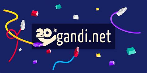 Gandiがサービス開始から20周年を迎えました。 各種記念イベントが開始されます