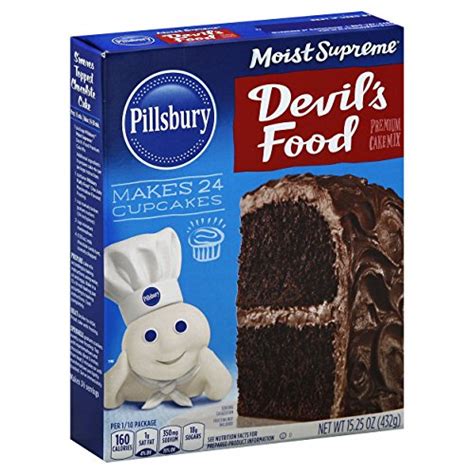 Pillsbury Moist Supreme Premium Cake Mix Devils Food 1525 Oz Buy