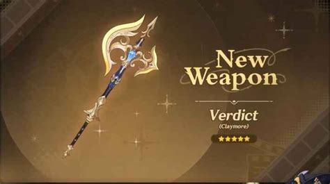 Genshin Verdict Navia Signature Weapon Gamewith