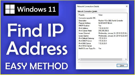 How To Find Ip Address On Windows 11 Easiest Method Youtube