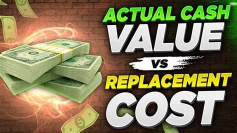 Actual Cash Value Vs Replacement Cost Must Know For Real Estate