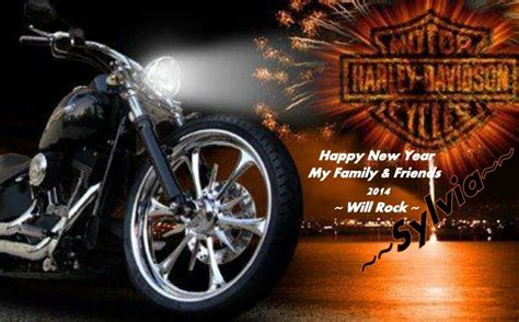 Frohes Neues Jahr Motorrad