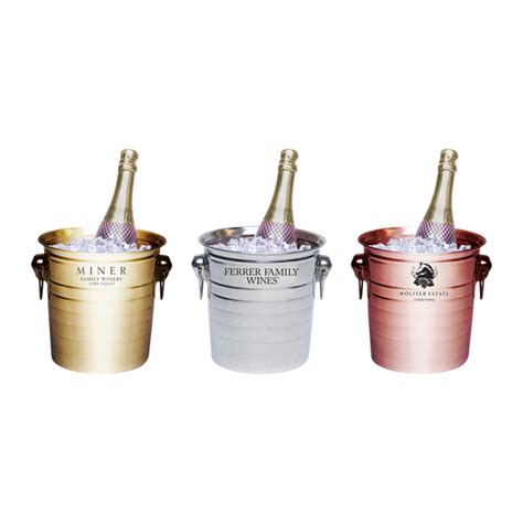 Wholesale Metal Ripple Ice Bucket Wine N Gear