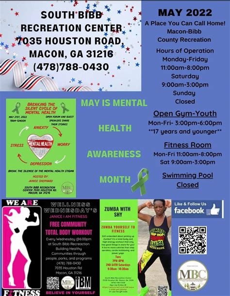 Hello May Things To South Bibb Recreation Center