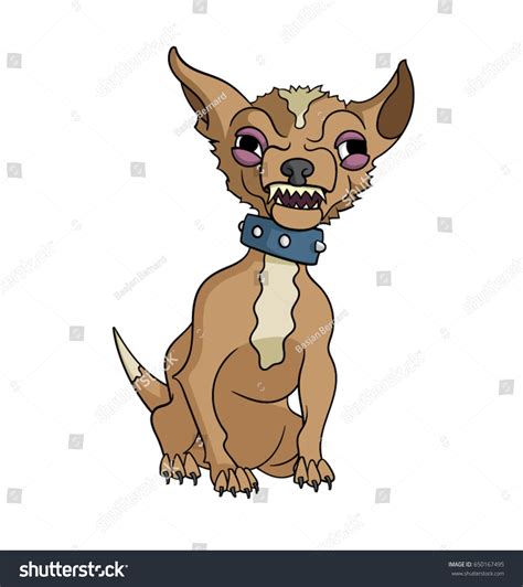 Angry Cartoon Chihuahua Stock Vector Royalty Free 650167495