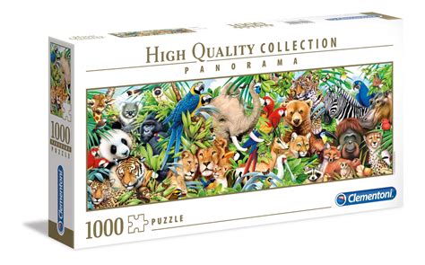 Clementoni 1000 Piece Wildlife Panorama Jigsaws 1000 The Games