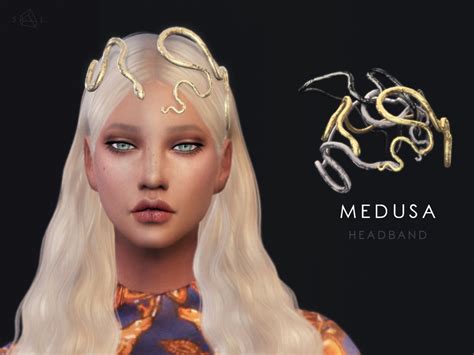 The Sims Resource Snake Headband Medusa