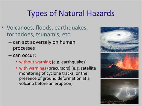 Types Of Natural Hazards