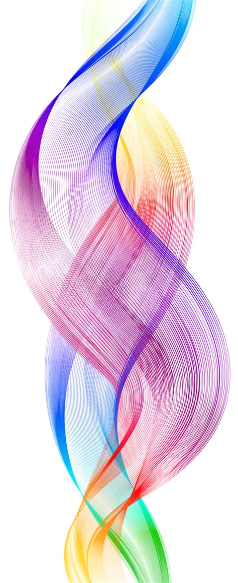 All content is available for personal use. Wavy Line Multicolor PNG Clip Art Image | Gallery ...