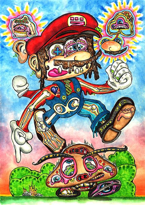 Trippy Mario By Sidemuncher On Deviantart