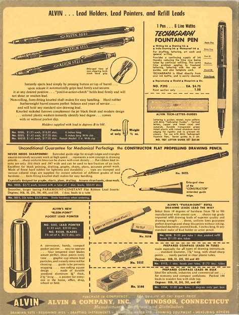 Alvin Drafting Tips And Techniques From 1956 By Alvin Drafting Issuu