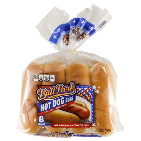 Ball Park Hotdog Buns 8 Count Loaded Hot Dogs Meijer Grocery