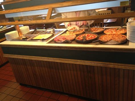 The pizza choices were adequate. Hot bar at this Pizza Hut's lunch buffet. | Yelp