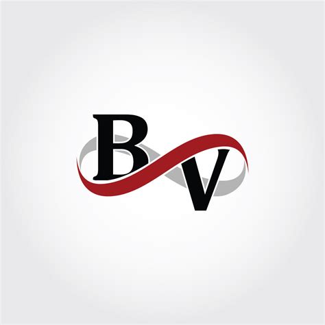 Bv Infinity Logo Monogram By Vectorseller Thehungryjpeg