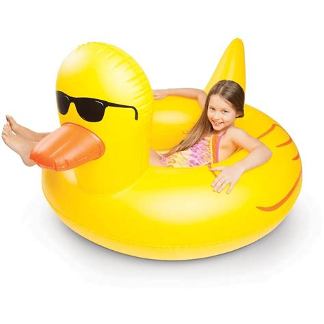 Bigmouth Inc Giant Rubber Duckie Pool Float