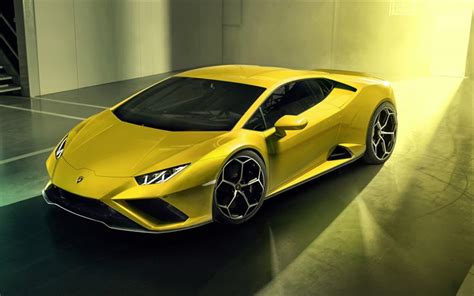 Download Wallpapers Lamborghini Huracan Evo Rwd 2020 Front View