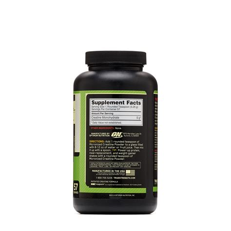350140 Shop Optimum Nutrition Micronized Creatine Powder To Boost Your