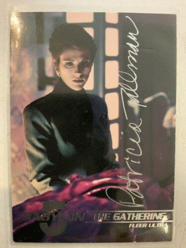 Babylon 5 Patricia Tallman Hand Signed Lyta Alexander 1995 Fleer