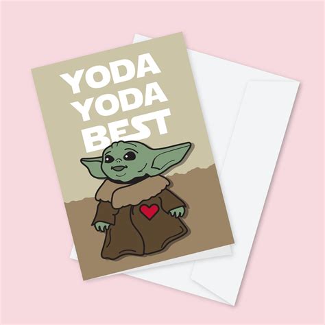 Yoda Yoda Best Valentines Day Anniversary Birthday Etsy