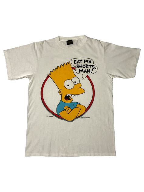 Vintage 1990 Bart Simpson T Shirt Br
