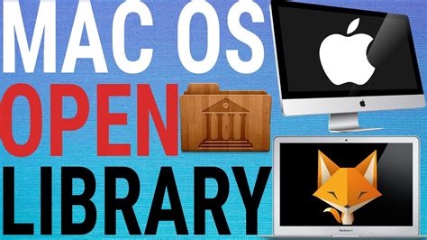 How To Open Library Folder On Mac Os Youtube