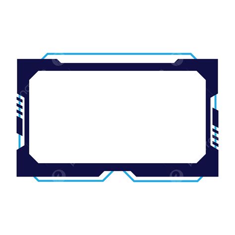 Twitch Overlay Vector Design Images Twitch Border Streaming Overlay