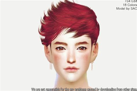 May Sims May348m Hair Retextured Sims 4 Hairs