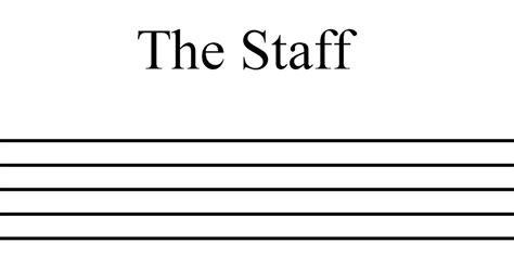 Music Theory The Staff Treble Clef And Bass Clef