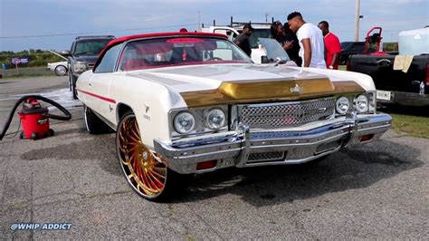 Whipaddict Candy Kane 73 Chevy Caprice Convertible On Gold Forgiato