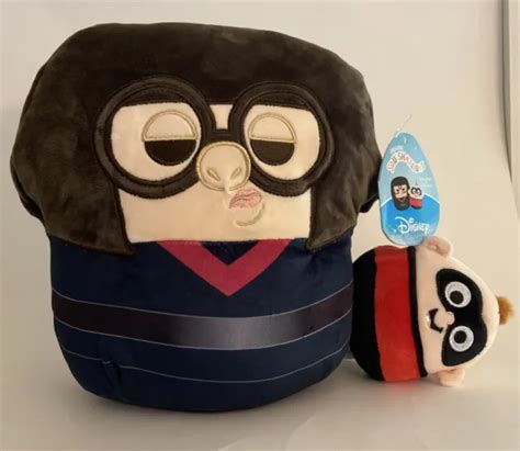 Squishmallows Disney Incredibles Edna Mode And Jack Jack Set Pair 10” And 4 5” New 16 99 Picclick