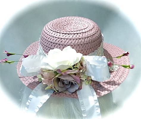 Girls Lavender Hat Tea Party Hats Flower Girl By Marcellefinery