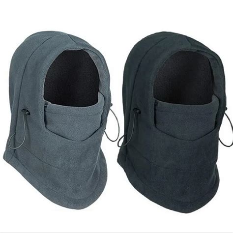 Windproof Mask Cap New Winter Warm Fleece Hats For Men And Women Skull