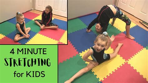 Quick Kids Workout 4 Minute Stretching Exercises For Kids At Home
