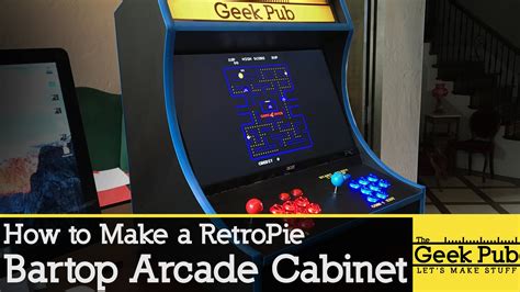 Build A Retropie Bartop Arcade Cabinet With Raspberry