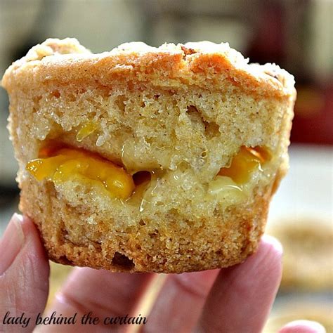 Lady Behind The Curtain Peach Crumb Cake Muffins 3 Lady Behind The