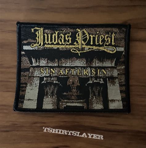 Judas Priest Judas Priest Sin After Sin Patch Patch Blackangel S Tshirtslayer