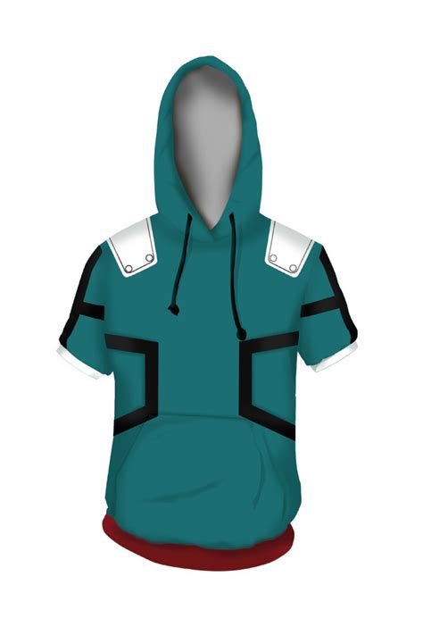 My Hero Academia Midoriya Izuku Deku Hooded T Shirt Takerlama My Hero