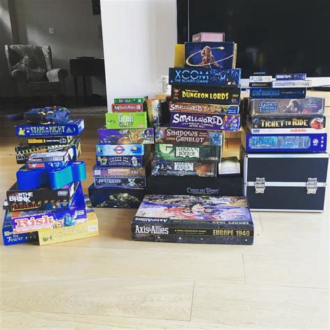 The Giant Pile Of Board Games For Our Welsh Weekend Flickr