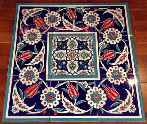 Turkish Delight Ceramic Tile Wall Art Ceramic Wall Art Tiles Tile