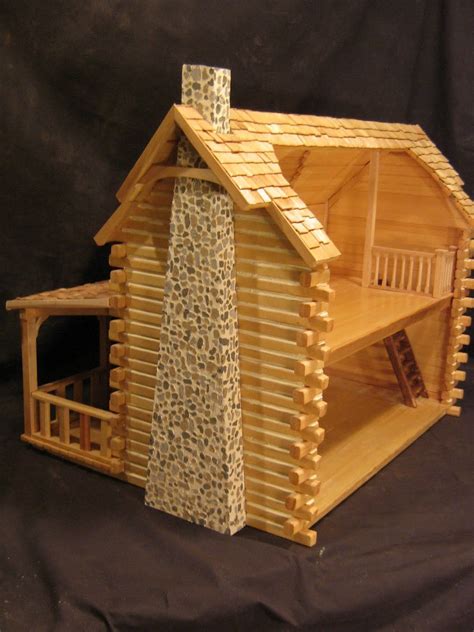 This dollhouse kit does not come with paint, furnishings, or other decorations. Cabin+Lodge+Dollhouse+right+back.jpg 1.200×1.600 pixel ...