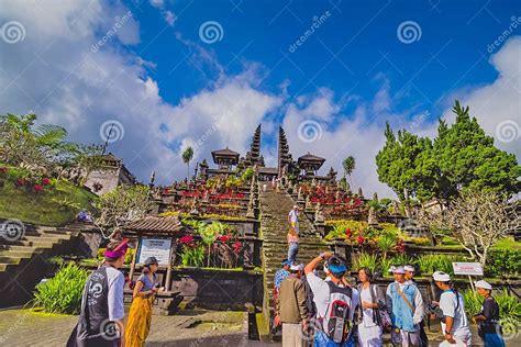 People In The Temple Of Pura Besakih Bali Indonesia Editorial Photo Image Of Architecture