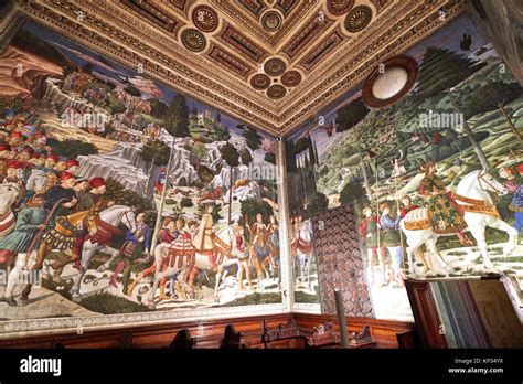 The Magi Chapel Inside Palazzo Medici Riccardi Florence Italy The