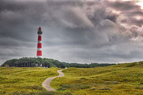 1366x768px Free Download Hd Wallpaper Ameland Lighthouse