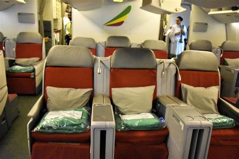 Review Ethiopian Airlines Business Class Boeing 777 200lr
