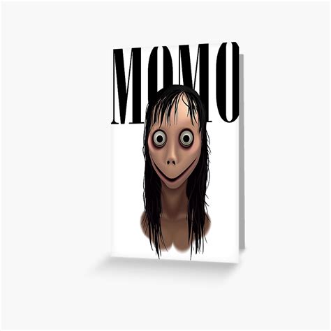 Call Momo Momo Monster For Halloween Greeting Card By Jull Gull